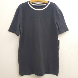 NWT Jaywalker Black Ringer Neck Tee Boys Sz XL K11